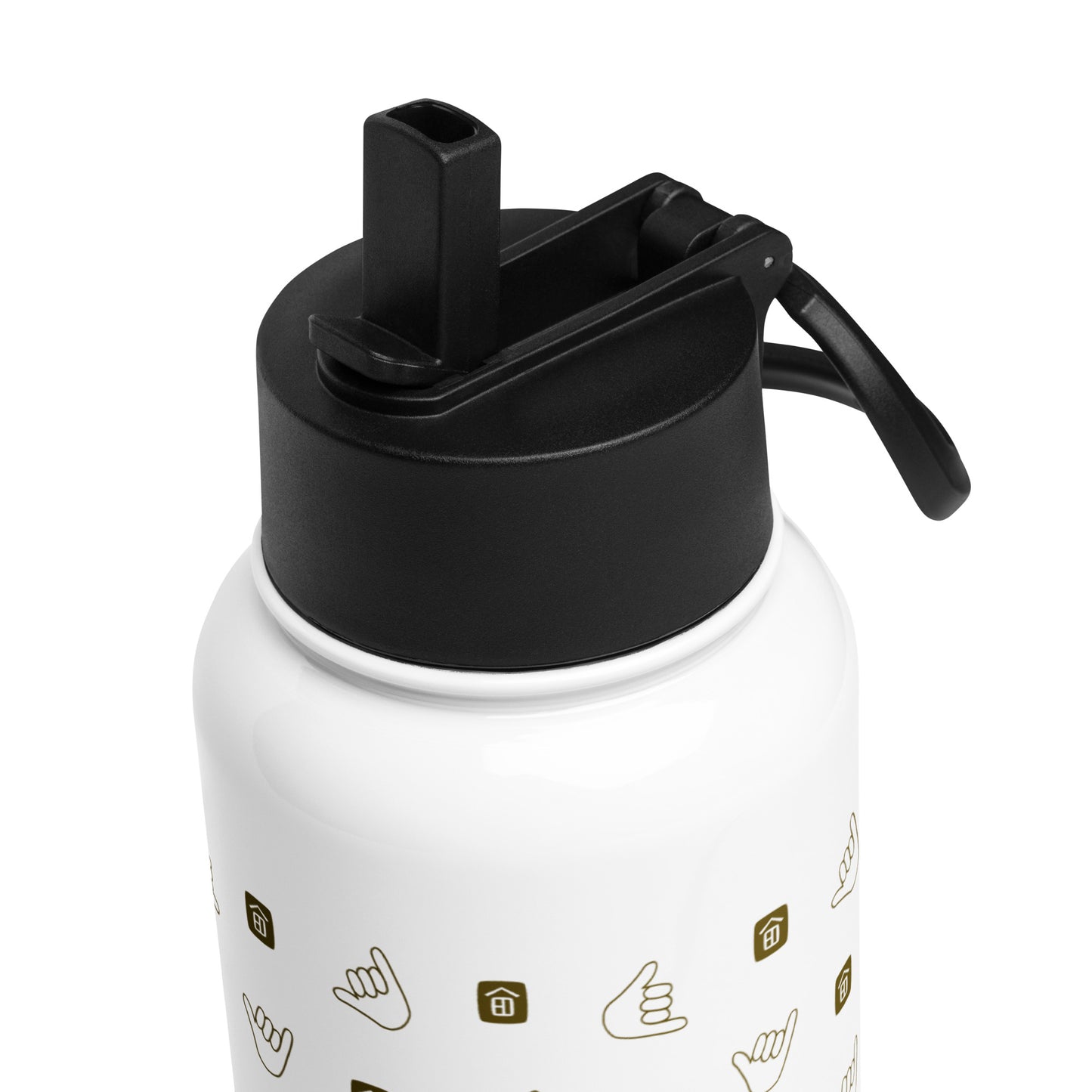 Shaka Logo Stainless Steel Water Bottle