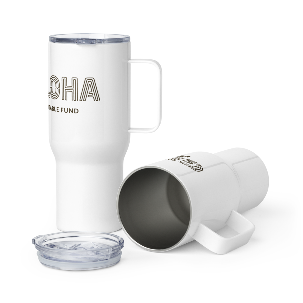 Give Aloha HLCF Travel mug with a handle