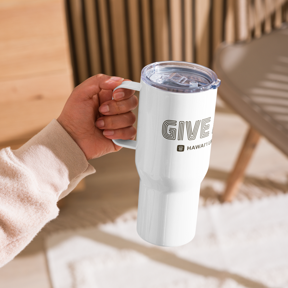 Give Aloha HLCF Travel mug with a handle