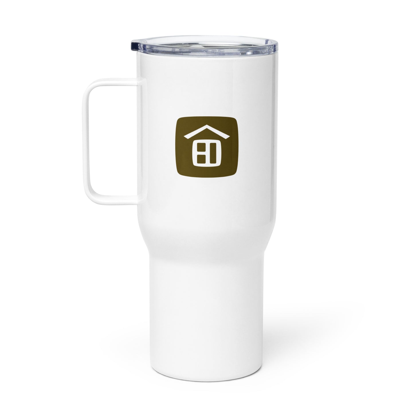 Logo Travel mug with a handle