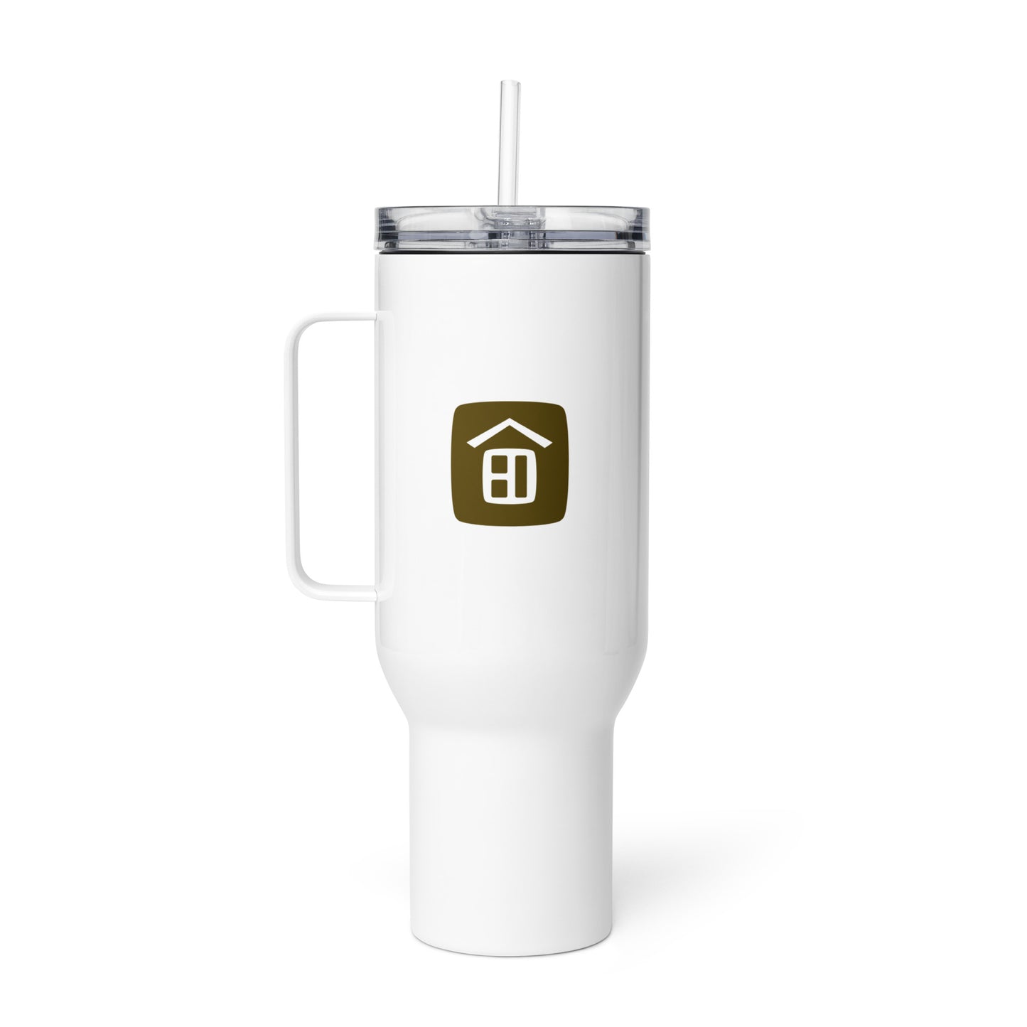 Logo Travel mug with a handle