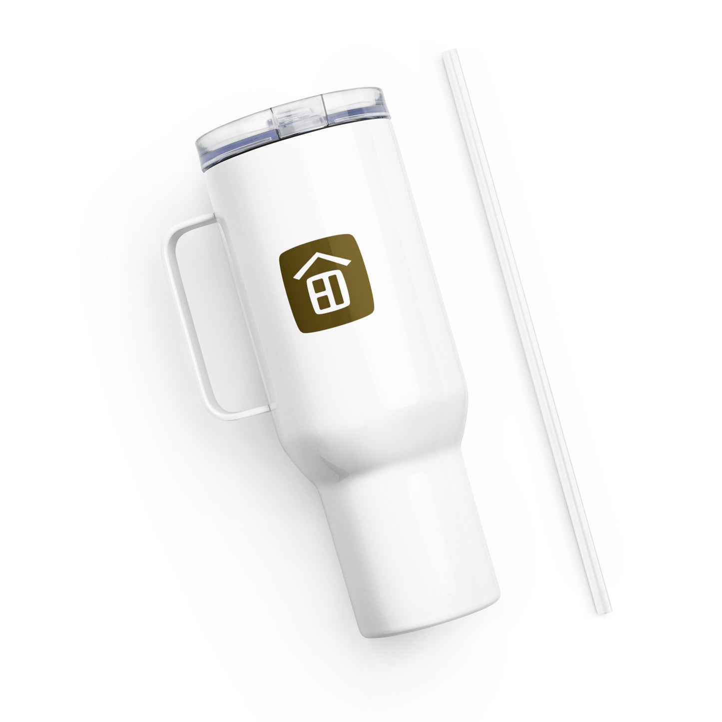 Logo Travel mug with a handle